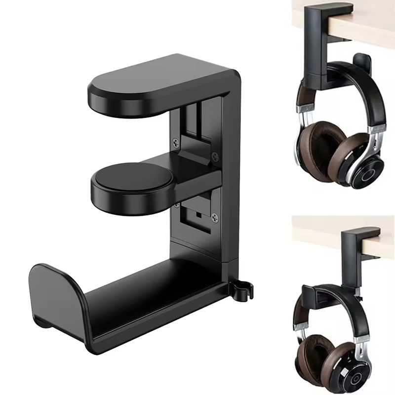 Headphone Stand Desk - Penyangga Headphone Gaming Universal, Gantungan Headset,