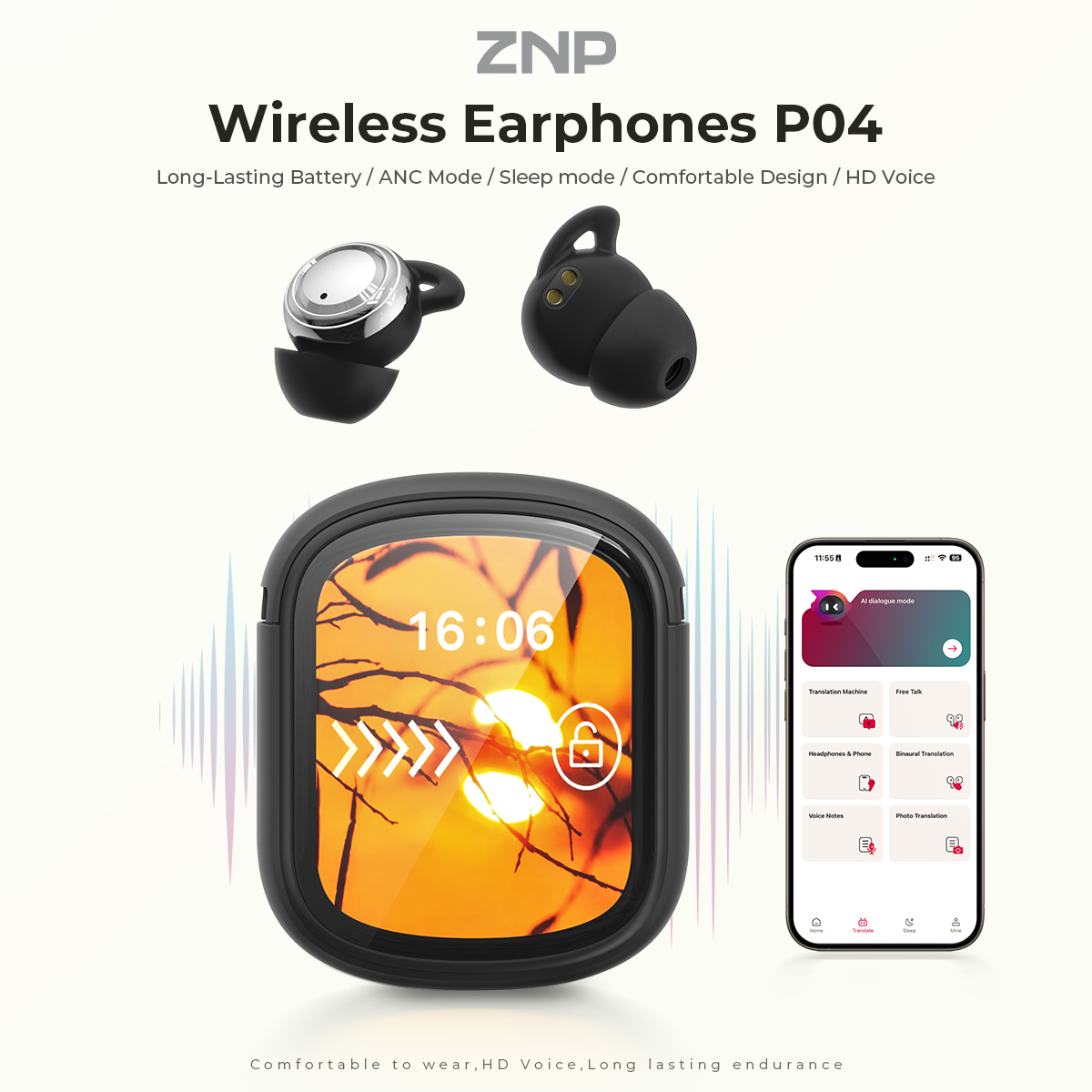 ZNP P04 Earbud Penenang Tidur  - Usb C Earphone ulasan dan harga