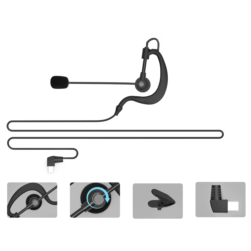 1/10 Buah Earphone Wasit Tipe- - Usb C Earphone ulasan dan harga