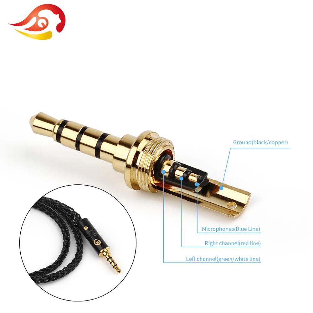 Qyfang 3.5 Mm Jack Audio 3/4 T - Audiophile Headphone Wired ulasan dan harga