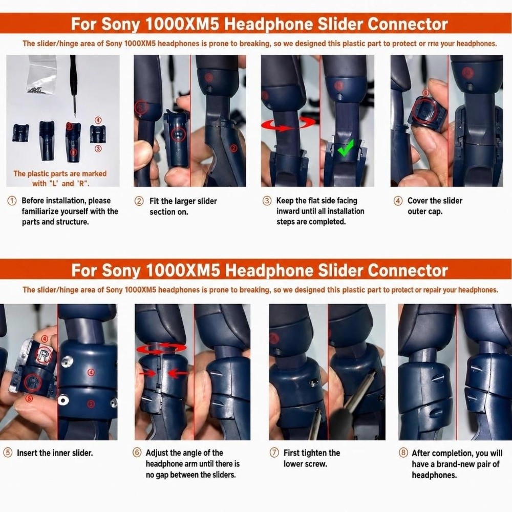Kit Perbaikan Engsel Headphone - Sony Headphone Wh-1000Xm5 ulasan dan harga
