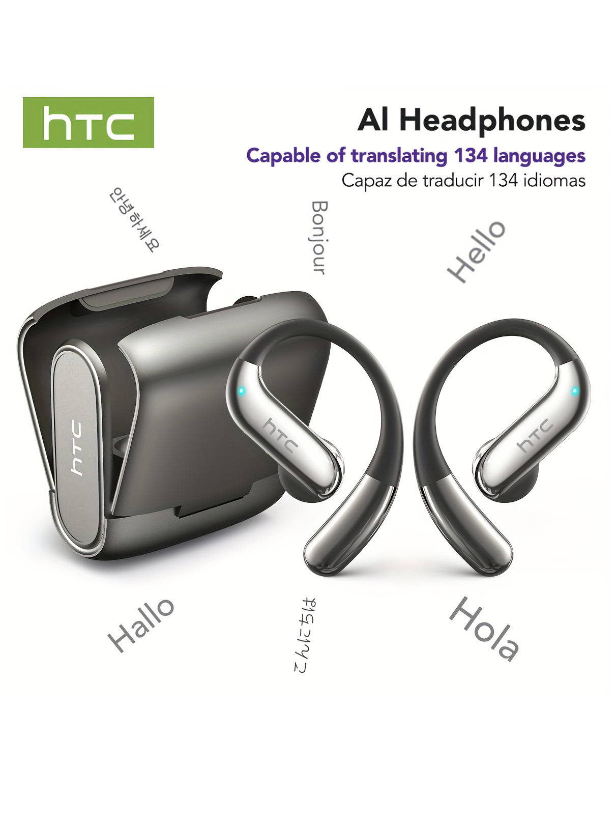 Headphone Bluetooth Open-ear H - Earbuds Charging Case ulasan dan harga