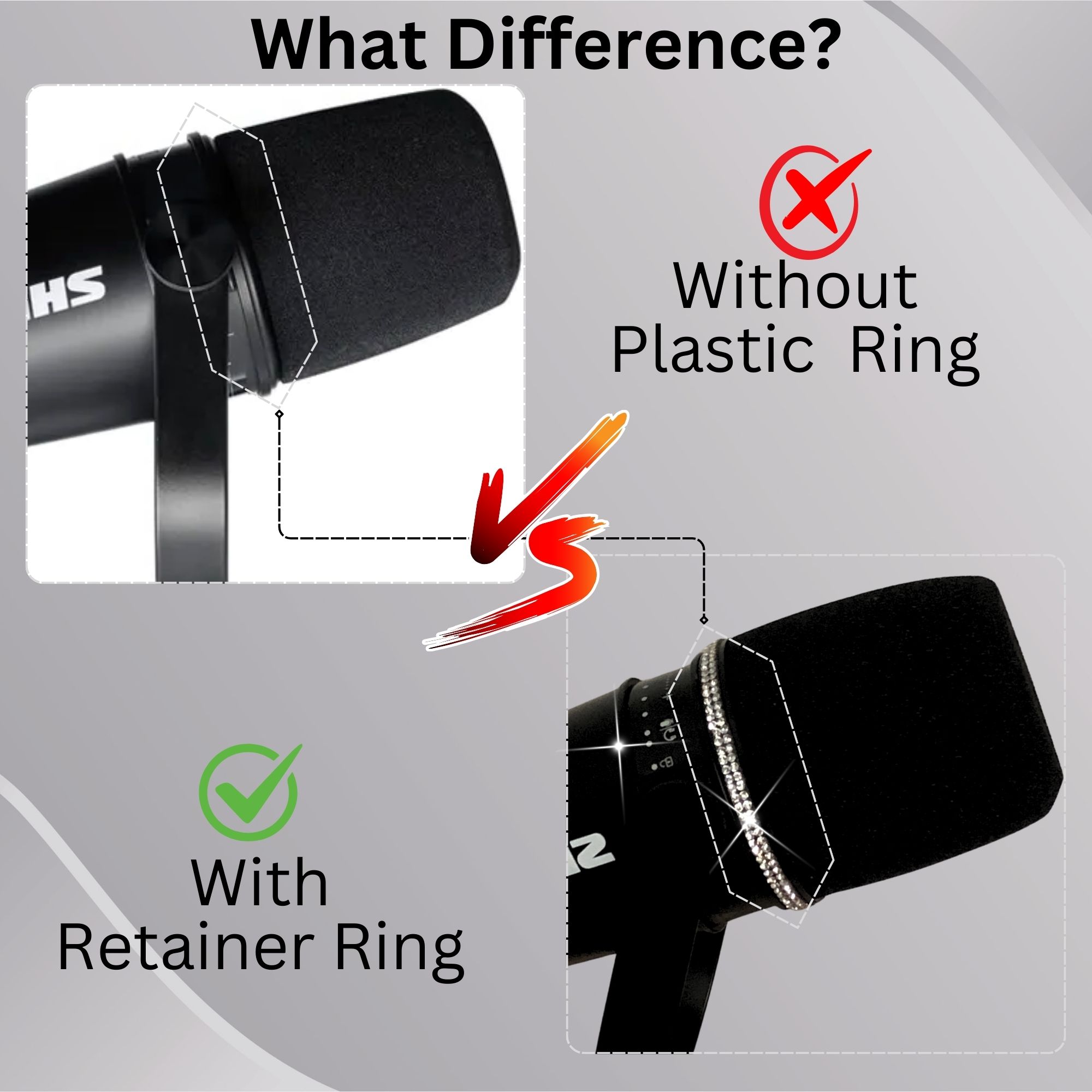 Filter Pop Shining MV7 untuk M - Shure Mic Sm7B ulasan dan harga